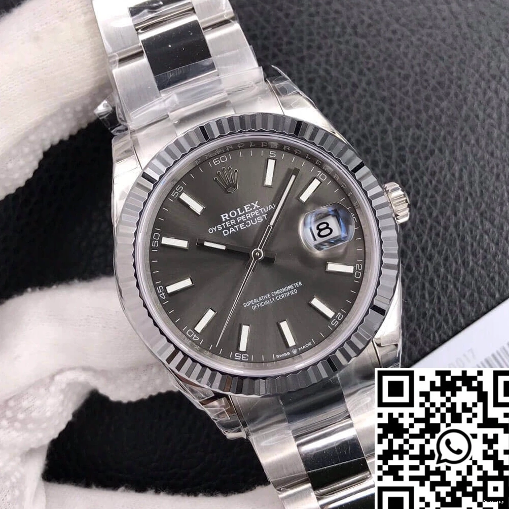 SmoothTexture 819 Rolex VS Dial M126334-0013 Grey Factory Datejust 0817